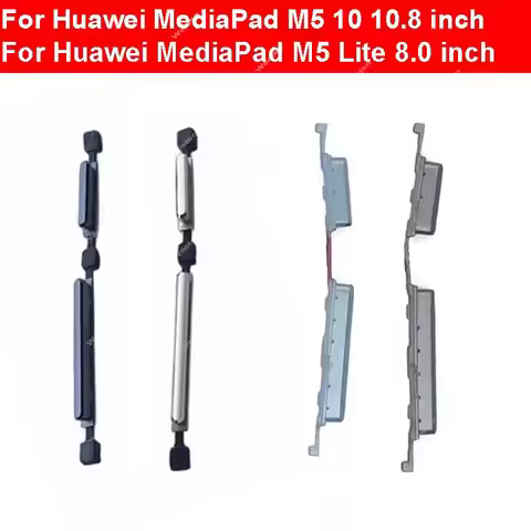 On OFF Power Volume Switch Side Button Key For Huawei MediaPad M5 10.8 CMR-AL09, CMR-W09 M5 Lite 8.0