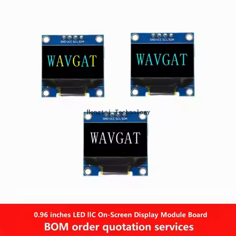 0.96 OLED IIC Serial White Display Module 128X64 I2C SSD1315 LCD Screen Board GND VCC SCL SDA 0.96 f