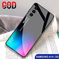 HP [A17] Case Samsung A14 5Ghp Samsung A14 5G Glitter Glass Softcase Samsung A14 5G Mobile Phone Cas