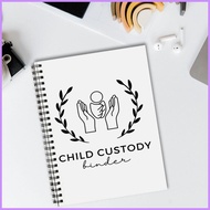 Child Custody Log Book Parent Custody Notebook Single Parent Organizer Calendar for Spending Tracker