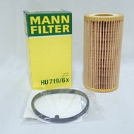 MANN Oil Core HU719/6X Suitable For Volkswagen GOLF PASSAT SCIROCCO Audi A3 A4 A6 TT