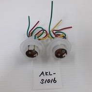 (AKL-S1016/A1016/B1016/P1016) 1016 (PVC) 2LEG 3WIRE TAIL LAMP BRAKE BULB SOCKET