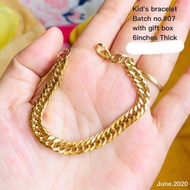 10k saudi gold bracelet kids-500