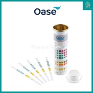 [Oase] 6-in-1 Aquarium Test Strips (pH, KH, GH, Nitrate, Nitrite and Chlorine)