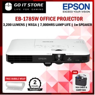 EPSON EB-1785W 3200 Lumen Wireless WXGA 3LCD Slim Projector (FREE CARRY CASE)