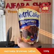 Nutricake Brownies Rasa Coklat 230g Premiks Instan Kue Brownies Kukus Panggang Praktis Halal MD
