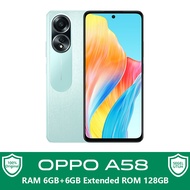 OPPO A58 6GB+128GB NFC RAM 6GB+6GB Extended ROM 128GB 33W SUPERVOOC Baterai 5000mAh Garansi Resmi