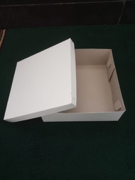 [50 pcs Dus Tutup Alas Pisah] Dus nasi box nasi kardus nasi dus makanan dus box dus catering dus mod