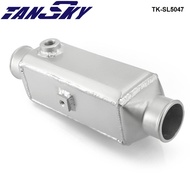 Universal Full Aluminum 13.75"x4.75"X4" Turbo Front Mount Water-To-Air Bar & Plate Intercooler TK-SL