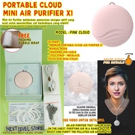 Portable Air Purifier Mini Necklace Cloud Ionized - PINK uru04