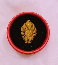 Mặt dây chuyền bà hồ ly chúa đá thạch anh tóc vàng thiên nhiên