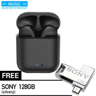 Tai nghe bluetooth không dây I7S-I7S Tws True Smart kèm hộp sạc thông minh tặng kèm Sony OTG 128GB