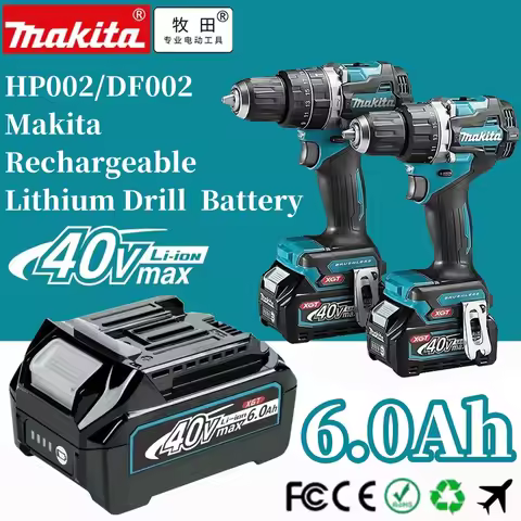 Makita 40V MAX XGT Lithium Ion Battery 6.0AH Original Battery BL4020 BL4025 BL4040 BL4050 BL4080 for
