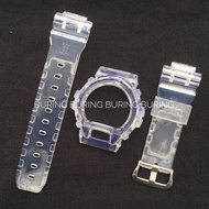BEZEL STRAP CASIO BNB GSHOCK G SHOCK DW 6900 DW 6600 DW 8030 DW 8040 JELLY CLEAR