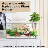 High Transparency Ecological Hydroponics Fish Tank ABS PET Material [20x39.5x20.5cm]