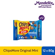 [Bundle of 12] ChipsMore! Mini Cookie [Original/ Double Chocolate/ Hazelnut/ Oats Original/ Oats Double Chocolate] (80g)