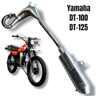 Ekzos Yamaha DT125 DT100 Original Barickly Racing Exhaust Product Stainless Steel DT 100 DT 125 Ekzo