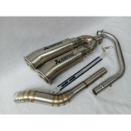 Akrapovic exhaust megaphone branch CB 150R CBR 150R CBR 250R R15V3 R15V2