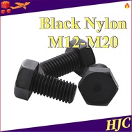Black Nylon Allen Screw Plastic Screw Insulated Hex Head Screw Plastic Bolt Screw M12/M14/M16/M18/M2