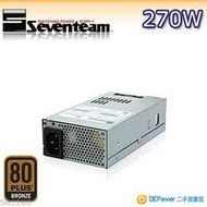(100% New)Seventeam ST-270FUB 270W 80PLUS銅Flex 1U伺服器級別火牛