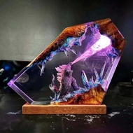 [Customizable] Godzilla Atomic Breath Light Godzilla Monster Resin Lamp Godzilla Monster Resin Lamp 