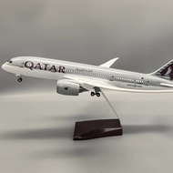 Airplane Model 47CM Upgraded Version with Wheels with Light Passenger Airplane B787