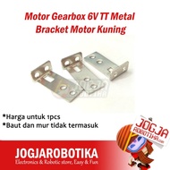 Motor Gearbox 6V TT Metal Bracket Motor Kuning