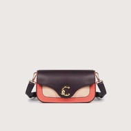 Coccinelle รุ่น C-Me Tricolor E1T1P120301729 กระเป๋าสะพายผู้หญิง สี PINK CLAY/PRUNE/ROSETTE ขนาด 26X