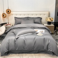 Support Duvet Cover Same Style Long-staple Cotton Single Double Duvet Cover Solid Color Hotel Satin 