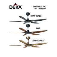 Deka F5DC PRO 56" 5 Blades 20 Speed (10F + 10R) DC Motor Remote Ceiling Fan