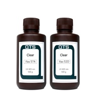 QTS Flex Transparent Light Curing Soft Material Resin (500g) [3D Printing Laser Cutting 🏻 3D Printin