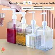 EWEA Coffee Syrup Press Bottle, with Scale 1600ml Syrup Drip Dispenser,  5/8/10CC Large Capacity Lot