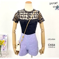 CK64 - WOMEN'S SHORT LACE SHORTS IMPORTED PANTS