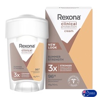 Rexona Women Clinical Antiperspirant Deodorant Summer Strength 45ml ผลิตภัณฑ์ระงับกลิ่นใต้วงแขนแบบแท