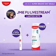 Colgate Proclinical B150 Deep Clean Battery Powered Toothbrush (Includes 2 AAA Batteries) + Refill 2