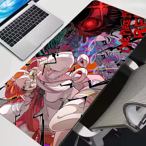 Anime Mousepad Gamer Gaming Mouse Pad Kawaii Girl Desk Mouse Mat One Piece Uta Playmat Computer and 