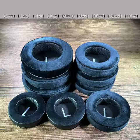 Replacement Sofe Foam Earpads Velvet 70MM-110MM for Sony for AKG for Sennheiser for ATH for Philips 