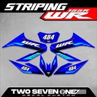 Yamaha WR 155 Striping - List of WR 155 - 17 sticker variations