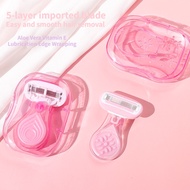 Women's shaver/5-layer razor blade/Aloe Vera Vitamin E lubricating edging for safe shaving/suitable 