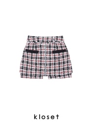 KLOSET Jacquard Print Dorothy Shorts (PS22-P003) กางเกง-กระโปรงสั้นผ้าทวีต