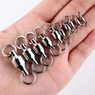 Stainless Steel Large Object Strengthened Mullet High-Speed Bearing Character Ring Connector Sea Fishing Lure Casting Net Fishing Accessories