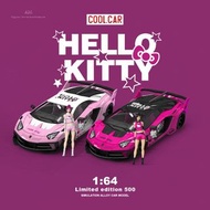 [現貨] 1∶64 車模 LAMBORGHINI AVENTADOR LP700 GT EVO - Hello Kitty版 KT系列 現貨追加+ 合金汽車模型