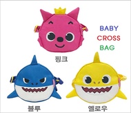 ※PINK FONG※ Cross Bag / 3-Pack 1 / Pouch / BABY BAG / CARTOON / Style / SHARK FAMILY / Character