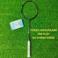 Genuine Yonex Nanoflare 700 Play 2024 Purple 4U Badminton Racket