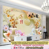 Get QM Living Room Imitation Jade Carving TV Background Wall Mural3dBedroom Sofa Video Wall Decorati