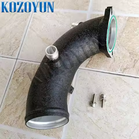 Turbo Inlet Intake Elbow Pipe for Audi A6 A7 C8 3.0 TFSI 2019+ EA839 Engine