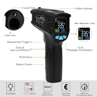 IR01B Industrial Thermometer 50℃~550℃ (58℉~1022℉) Portable Infrared Temperature Tester Black Industr