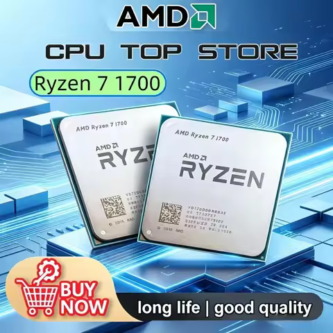 AMD Ryzen 7 1700 R7 1700 3.0 GHz Eight-Core Sixteen-Thread CPU Processor 65W YD1700BBM88AE Socket AM