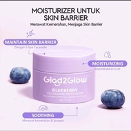 Glad2Glow Centella Allantoin Soothing Gel Moisturizer 55gr| Glad2Glow Blueberry 5% Ceramide Moisturi