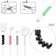USB Cable Winder Clip/ Phones Cable Management Protector/Anti-break Charger Cord Organizer/Earphone 